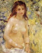 Pierre-Auguste Renoir The female nude under the sun painting